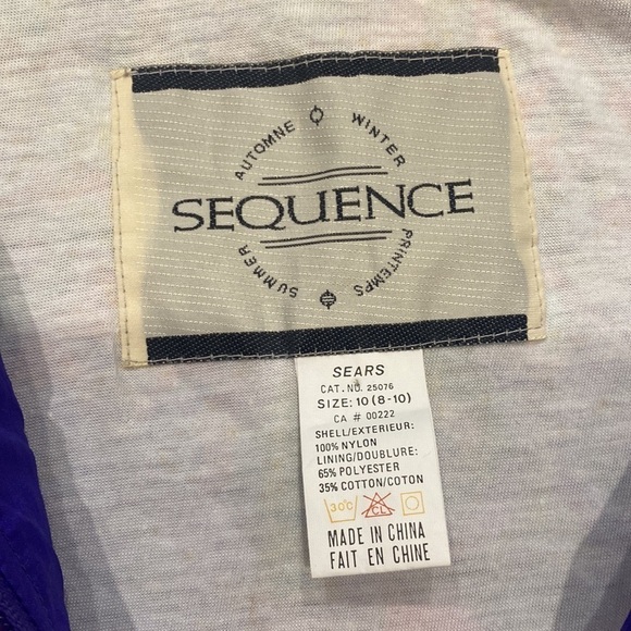 EUC RARE Vintage Sequence Windbreaker Jacket - Picture 8 of 11